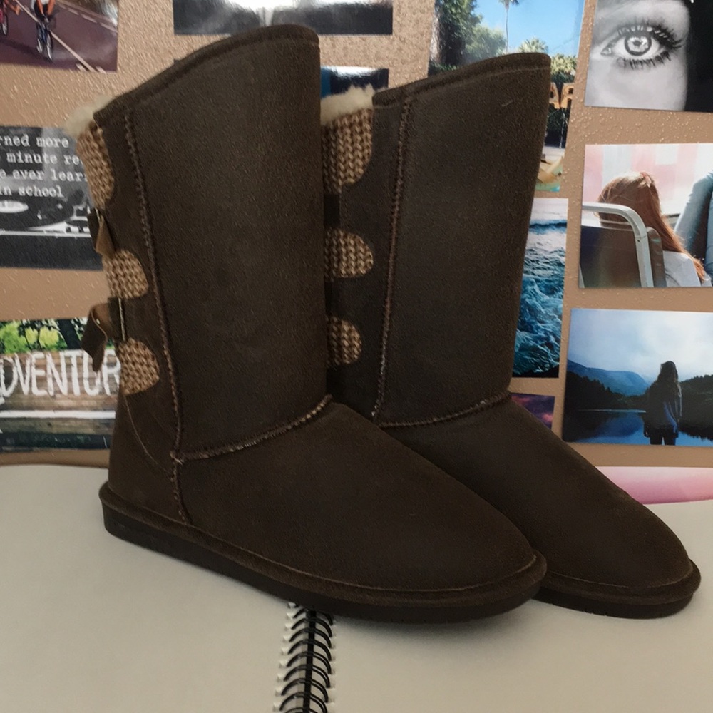 Brown Bearpaw Boots
